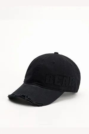 The Bear House Men Cotton Distressed Embroidered Baseball Cap