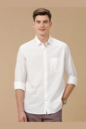 Linen Club Men Contemporary Slim Fit Opaque Casual Shirt