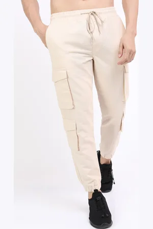 Highlander Men Beige Joggers Trouser
