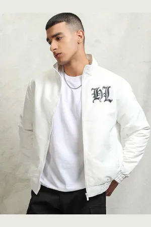 Highlander Men Camouflage Crop Sporty Jacket with Embroidered