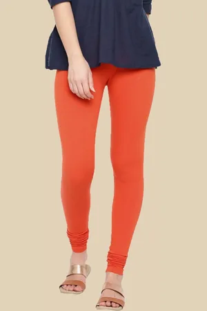 De Moza Women Cotton Churidar Length Leggings