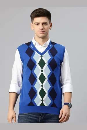 Pierre Carlo Men Argyle Sweater Vest