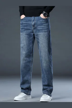 Mast & Harbour Men Low Distress Light Fade Jeans