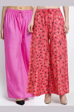 GRACIT Women Set of 2 Pink Printed Palazzos