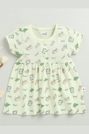 BUMZEE Girls Print A-Line Dress
