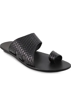 Metro Men Black Comfort Sandals