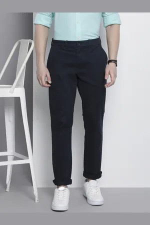 Tommy Hilfiger Men Solid Slim Fit Chinos Trousers