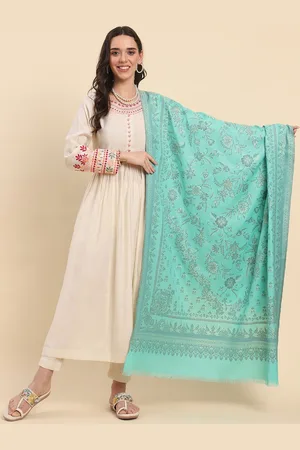 La Vastraa Women Floral Woven Design Shawl