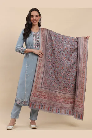 La Vastraa Women Floral Woven Design Shawl
