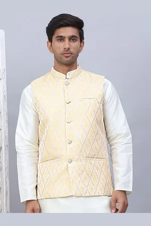 Jompers Embossed Nehru Jackets