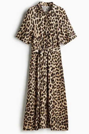 H&M Tie-Belt Shirt Dress