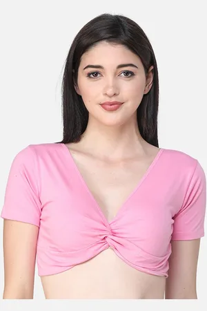 Cation Twisted Bralette Crop Top