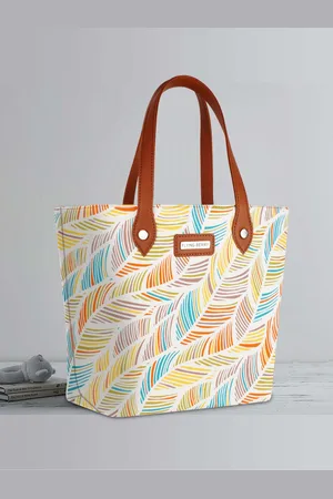 FLYING BERRY Graphic Printed Shopper Canvas Tote Bag