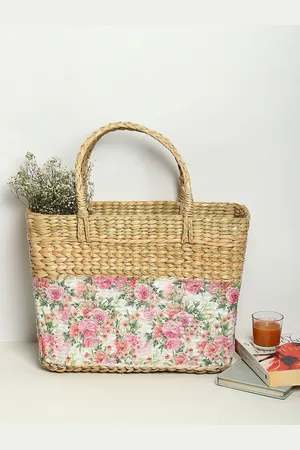 HABERE INDIA Women Floral Printed Bucket Tote Bag