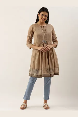 HRITIKA Women Sequinned Anarkali Kurta