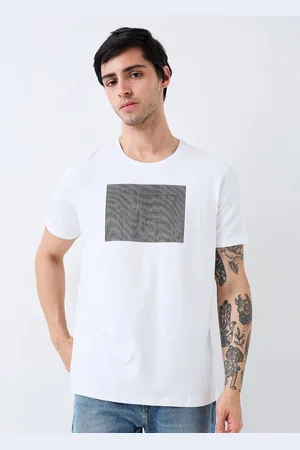 SPYKAR Men Graphic Printed Round Neck Cotton Slim Fit T-shirt