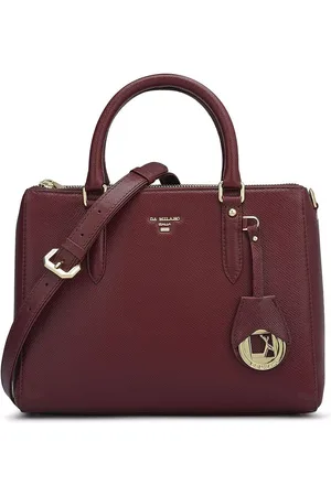 Da Milano Women Textured Structured Leather Handheld Bag