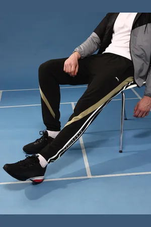 Slazenger Men Brand Logo Printed Sports Joggers