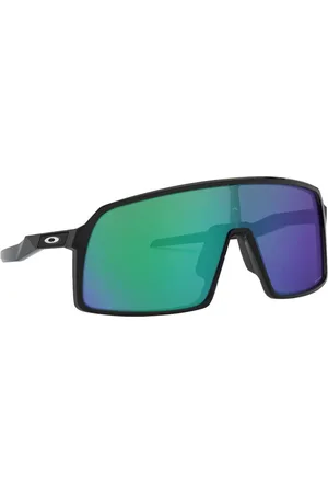 Oakley Men UV Protected Green Lens Rectangle Sunglasses - 0OO940694060337