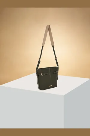 Pantaloons Colourblocked PU Oversized Structured Shoulder Bag