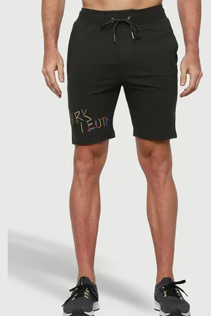 Mark Men Cotton Mid-Rise Sports Shorts