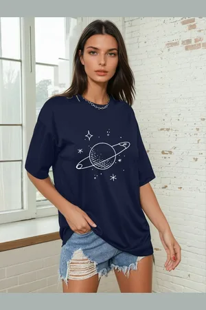 Corsica Women Graphic Printed Round Neck Relaxed Fit T-shirt