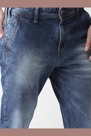 Highlander Men Blue Slim Fit Mid-Rise Clean Look Stretchable Jeans