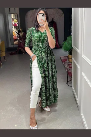 Kalini Women Bandhani Printed Kurta
