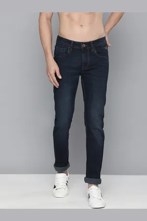 Flying Machine Men Navy Blue Jackson Skinny Fit Low-Rise Stretchable Jeans