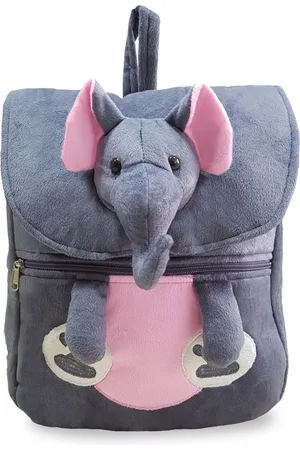 Ultra Kids Grey Elephant Face Backpack