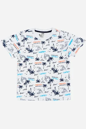 BodyCare Boys Conversational Printed Round Neck Nautical T-shirt