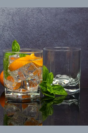 Pasabahce Set Of 6 Transparent Solid Glass Tango Tumbler