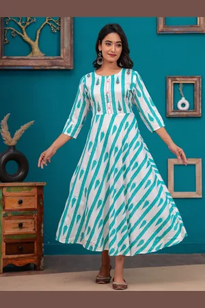 heartLoom Ethnic Motifs Printed Anarkali Kurta