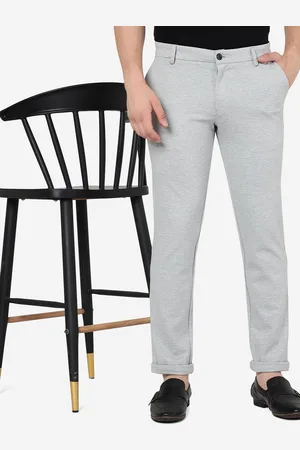 JADE BLUE Men Venice Fit Cotton Regular Trousers