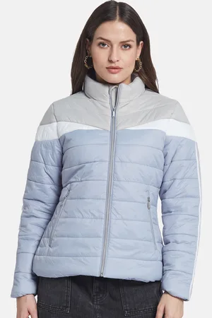 METTLE Women Colourblocked Woven Jacket