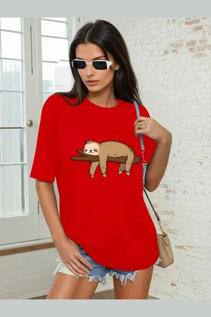 Corsica Women Graphic Printed Round Neck Relaxed Fit T-shirt