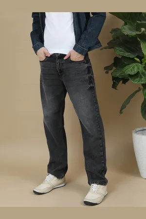 Mast & Harbour Men Cotton Comfort Relaxed Fit Light Fade Mid-Rise Stretchable Jeans