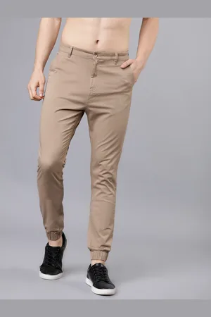 Highlander Men Khaki Slim Fit Joggers