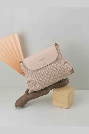 All Things Mochi Women Textured Structured Sling Bag