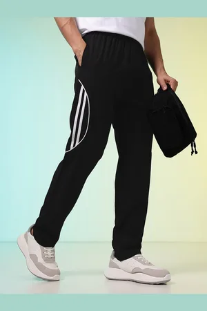 HRX Men Lifestyle Striped Rapid-Dry Track Pants