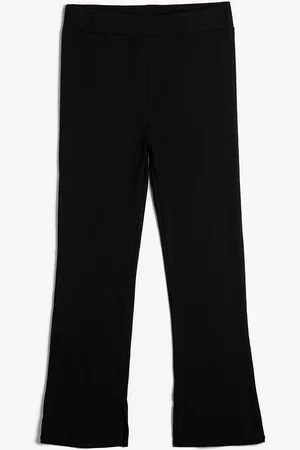 Koton Girls Mid-Rise Flared Trousers