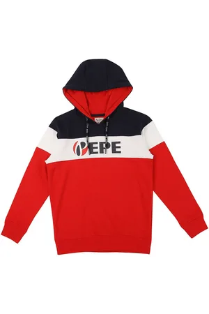 Pepe Jeans Boys Navy Blue Colourblocked Sweatshirt