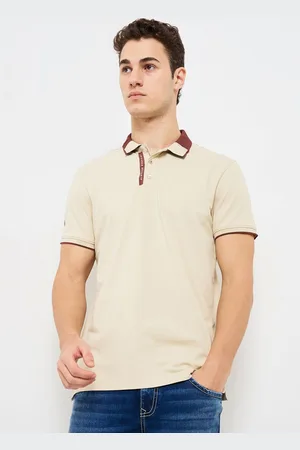 SPYKAR Men Solid Polo Collar Cotton Slim Fit T-shirt