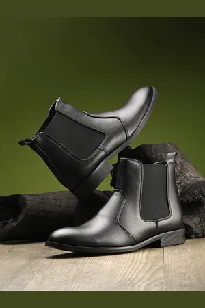 Killer Men Round Toe Chelsea Boots