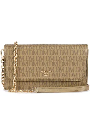 Da Milano Women Typography Printed Leather Two Fold Wallet
