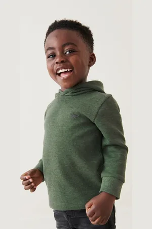 Next Boys Solid Hooded Sweatshirt