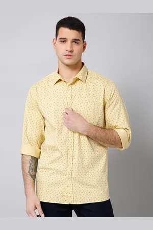 CANTABIL Comfort Micro Ditsy Printed Cotton Casual Shirt