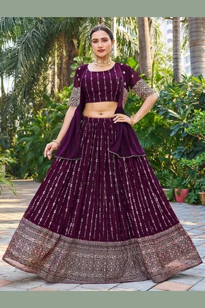 CHANSI Embroidered Ready to Wear Lehenga & Blouse With Jacket