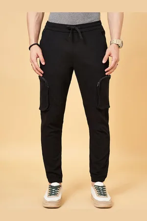 PEOPLE Men Slim Fit Cargos Trousers