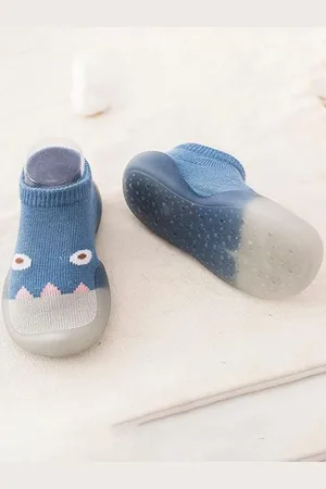 Neska Moda Unisex Kids Cotton Booties